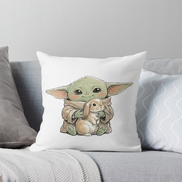 Item preview, BABY YODA WITH LOP RABBIT designed and sold by LIS AND MELIVERSO.