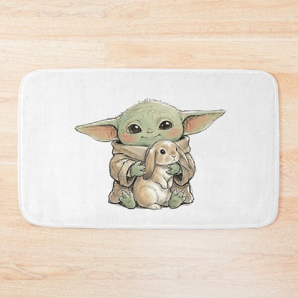 Item preview, BABY YODA WITH LOP RABBIT designed and sold by LIS AND MELIVERSO.