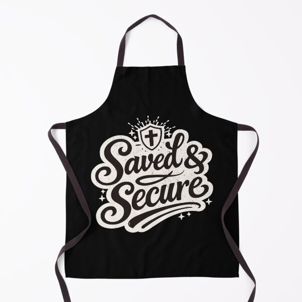 Item preview, Saved and Secure – Christian Salvation Faith Statement designed and sold by Verse & Vibes.
