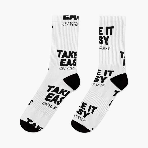 Item preview, Take It Easy On Yourself - Minimalist Self Care Quote designed and sold by MotionBanana Art.