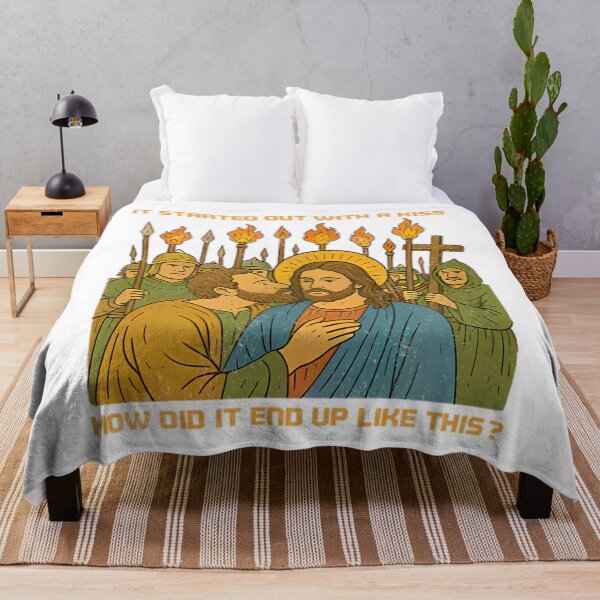 Item preview, It Started Out With A Kiss How Did It End Up Like This Jesus designed and sold by UlrichMerzano.