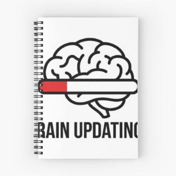Item preview, Brain Updating Sticker – Funny Tech Burnout Humor – Minimal Brain Loading Design designed and sold by Vegasstickers.