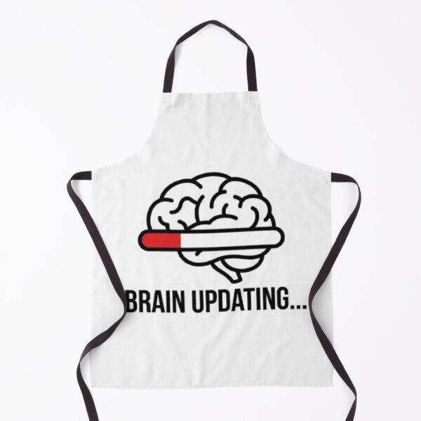 Item preview, Brain Updating Sticker – Funny Tech Burnout Humor – Minimal Brain Loading Design designed and sold by Vegasstickers.