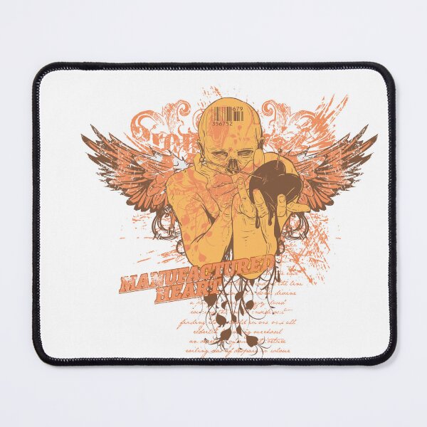 Item preview, Manufactured Heart - Cyber Goth Barcode Angel Grunge Art designed and sold by snapifyprints.