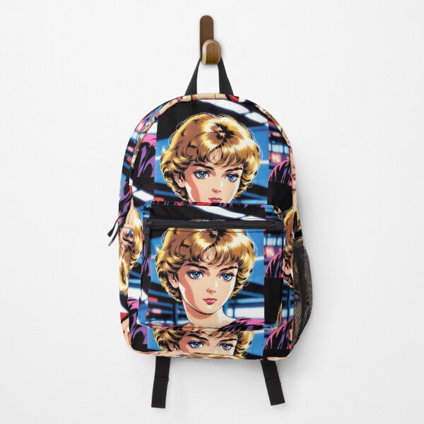 Item preview, Blonde Retro Anime Girl Portrait 80s Style designed and sold by Radnime.