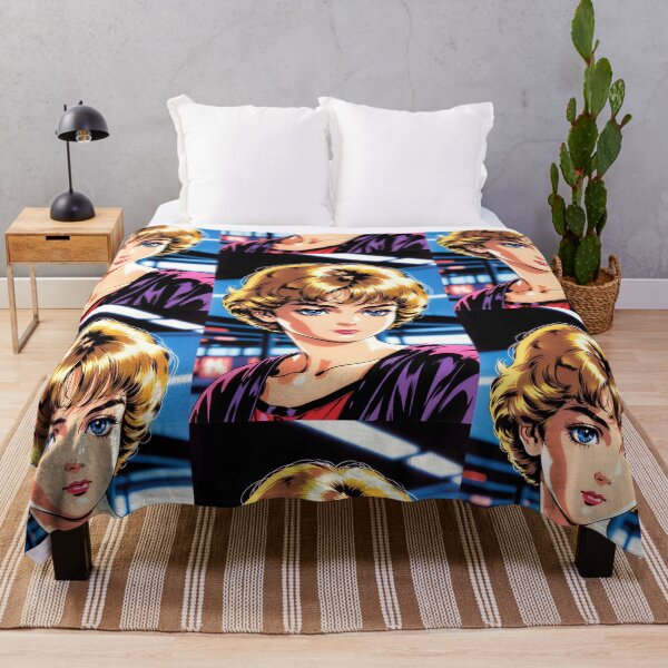 Item preview, Blonde Retro Anime Girl Portrait 80s Style designed and sold by Radnime.