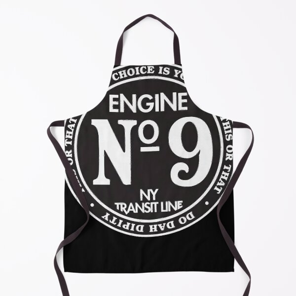 Artikelvorschau, Lokomotive Nr. 9 der New Yorker Transitlinie entworfen und verkauft von Me-Me Shirts.