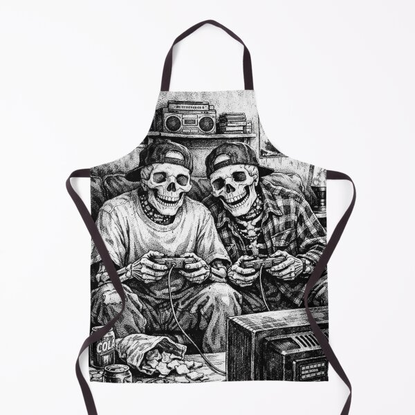 Item preview, Midnight Skull Gamers — Gritty Gothic Stipple Scene designed and sold by Flower Magic .