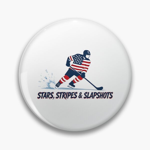 Item preview, usa hockey STARS, STRIPES & SLAPSHOTS designed and sold by Uglyandcute.