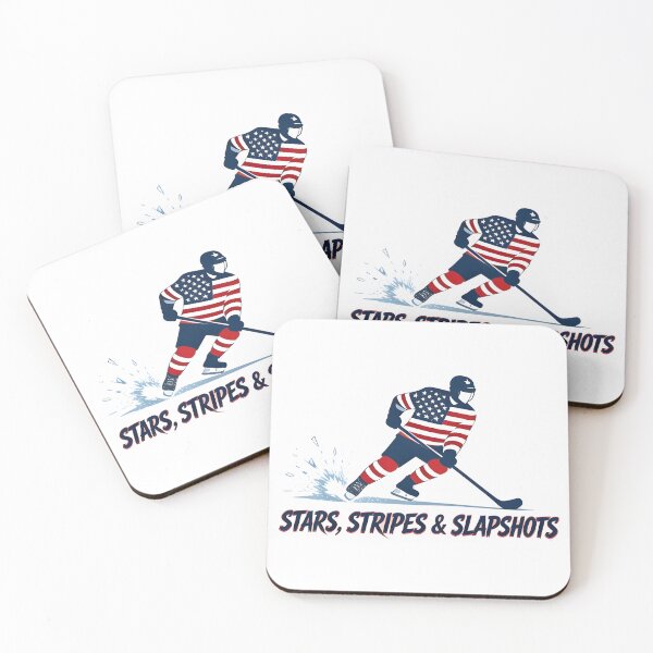 Item preview, usa hockey STARS, STRIPES & SLAPSHOTS designed and sold by Uglyandcute.