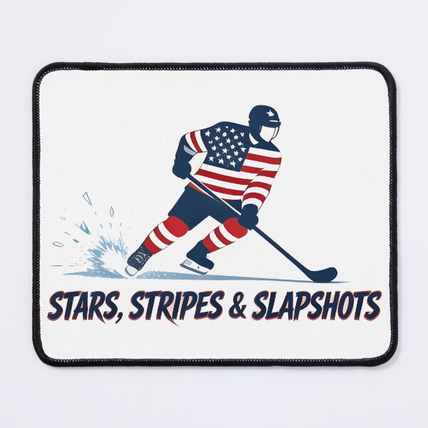 Item preview, usa hockey STARS, STRIPES & SLAPSHOTS designed and sold by Uglyandcute.