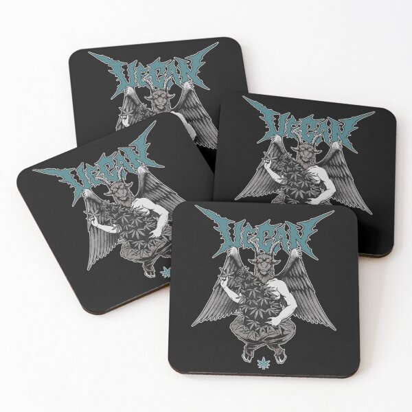 Item preview, Vegann Goatt Demonn – Metal Style Vegann Art – Darkk Alternativee Illustrationn designed and sold by Nuizai.