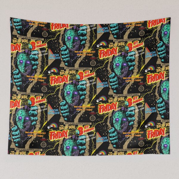 Item preview, Friday 8 bit Horror 10 designed and sold by Doug Saquic.
