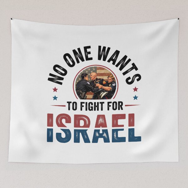 Item preview, Anti Trump, No One Wants To Fight For Israel, Anti War Protester Marine Brian McGinnis designed and sold by graphic-genie.