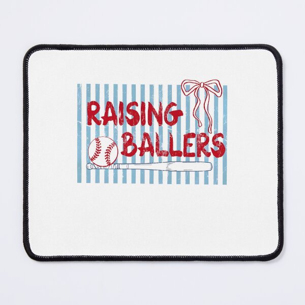 Item preview, Striped Raising Ballers Baseball designed and sold by Lakatosarpad.