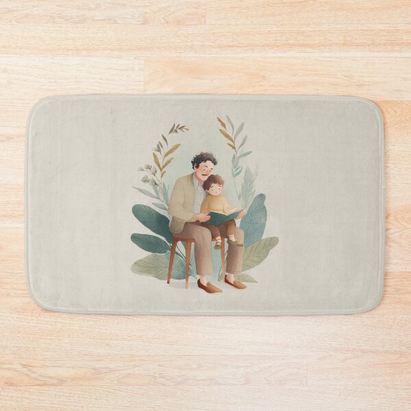 Item preview, Reading with Dad designed and sold by bubblyrainbow.