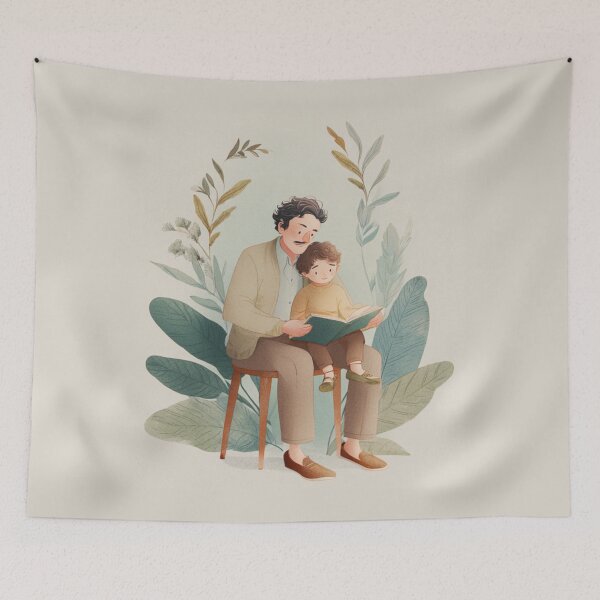 Item preview, Reading with Dad designed and sold by bubblyrainbow.