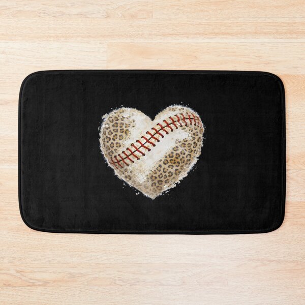 Item preview, Leopard Baseball Heart designed and sold by Lakatosarpad.