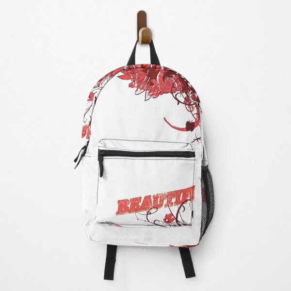 Item preview, Beautiful Disaster - Edgy Pink Winged Heart & Barbed Wire Grunge designed and sold by snapifyprints.