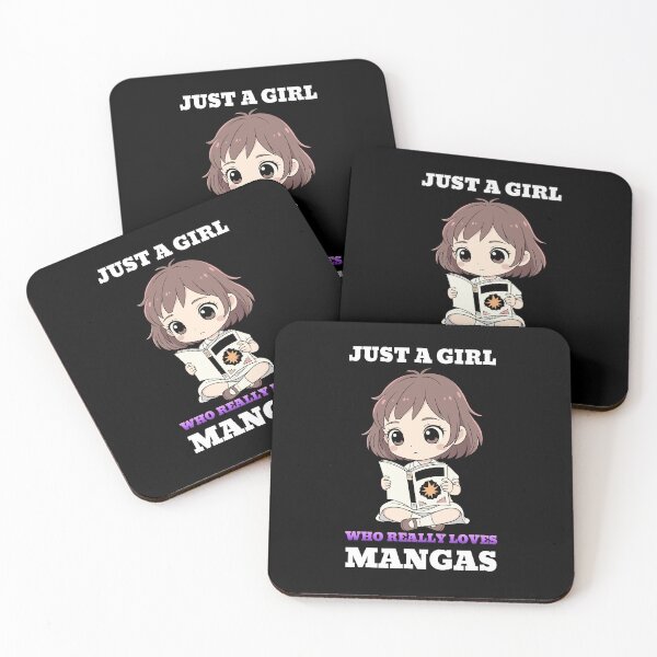 Item preview, Just A Girl Who Really Loves Mangas designed and sold by Tokyotopia.