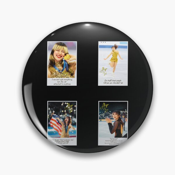 Item preview, Alysa Liu Quotes Painted HD Art designed and sold by DiverseDazzle.