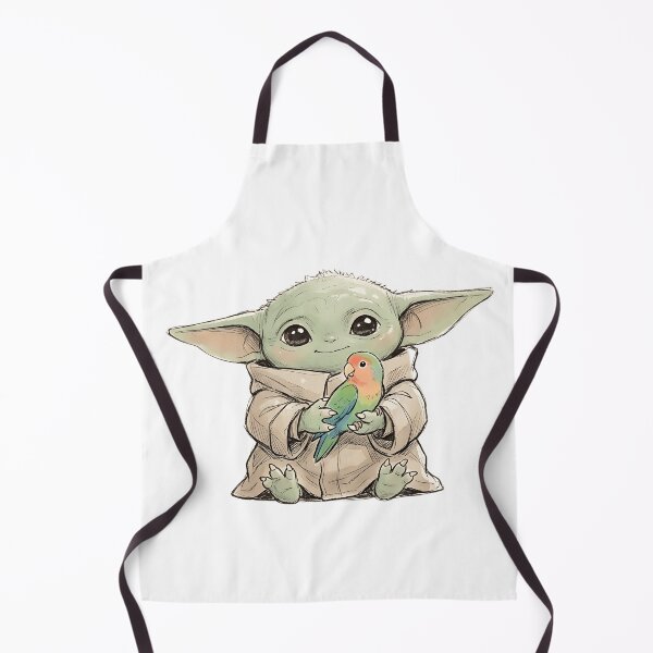 Item preview, BABY YODA WITH LOVEBIRD designed and sold by LIS AND MELIVERSO.