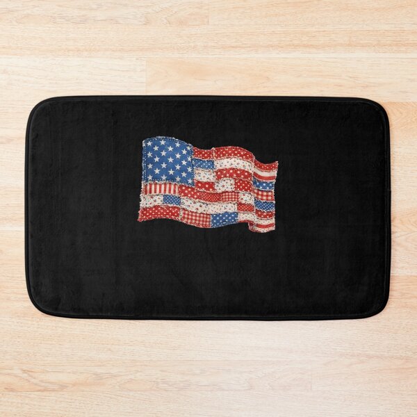 Item preview, Faux Quilted American Flag 4th of July designed and sold by Lakatosarpad.