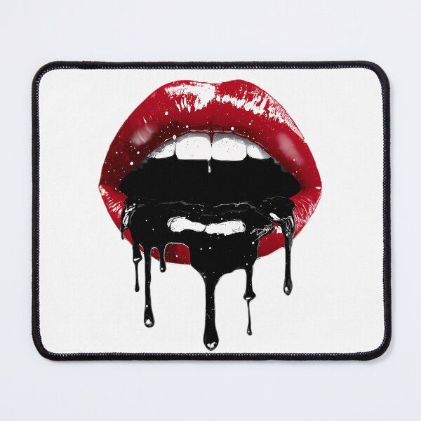Item preview, Red Lips Dark Aesthetic - kpop inspired designed and sold by Nohrae.