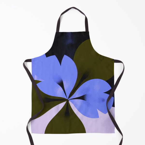 Item preview, Modern Blue Floral Abstraction designed and sold by joycrysstudio.