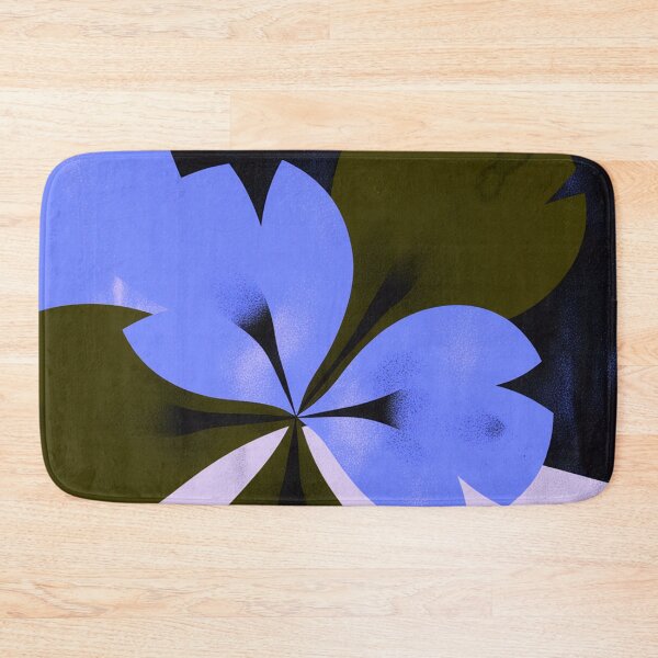 Item preview, Modern Blue Floral Abstraction designed and sold by joycrysstudio.