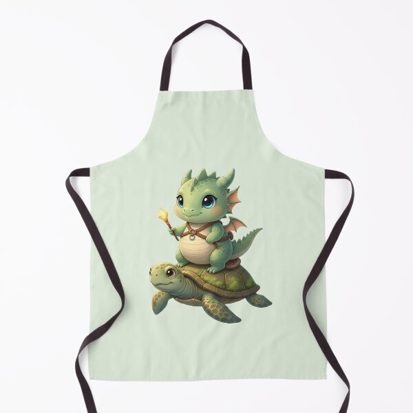 Item preview, Cute Baby Dragon Riding Turtle designed and sold by naragon4289.