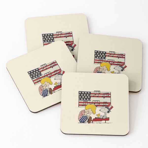 Item preview, Patriotic Piano Snoopy & Schroeder designed and sold by moamaxshop.