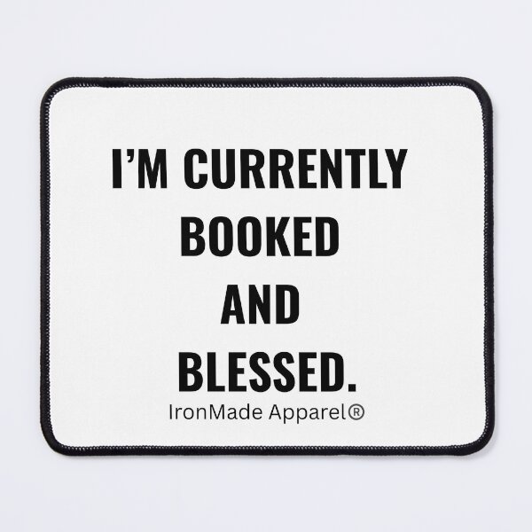 Item preview, I’m Currently Booked and Blessed Electrician Shirt – Funny Electrician Pride Tee for Hardworking Tradesmen designed and sold by IronMade Apparel.