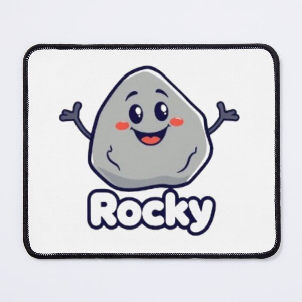 Item preview, BFDI Rocky Cute Cartoon Rock Character Funny Animation Style designed and sold by MystiColo.