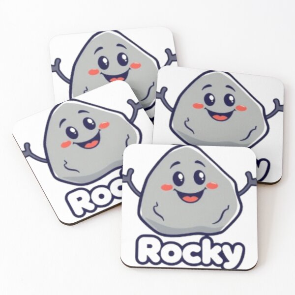 Item preview, BFDI Rocky Cute Cartoon Rock Character Funny Animation Style designed and sold by MystiColo.