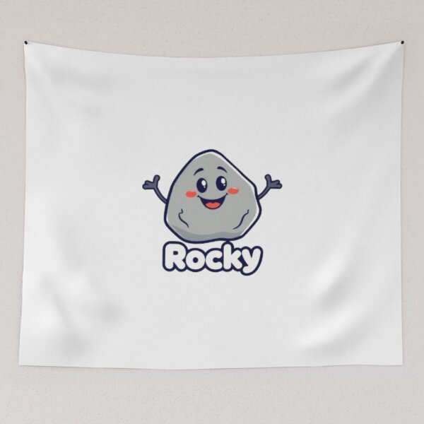 Item preview, BFDI Rocky Cute Cartoon Rock Character Funny Animation Style designed and sold by MystiColo.