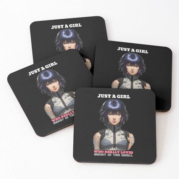 Item preview, Just A Girl Who Really Loves Ghost In The Shell designed and sold by Tokyotopia.