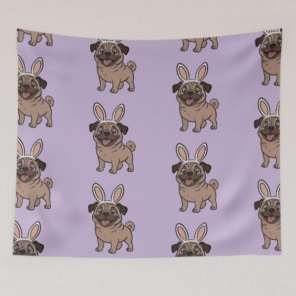 Item preview, Easter Pug designed and sold by rmcbuckeye.