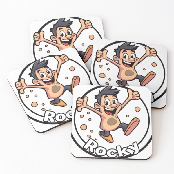 Item preview, BFDI Rocky Happy Stone Mascot Cute Cartoon Character Graphic designed and sold by MystiColo.
