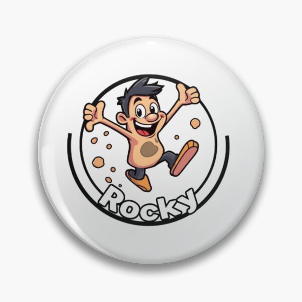 Item preview, BFDI Rocky Happy Stone Mascot Cute Cartoon Character Graphic designed and sold by MystiColo.