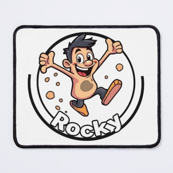 Item preview, BFDI Rocky Happy Stone Mascot Cute Cartoon Character Graphic designed and sold by MystiColo.