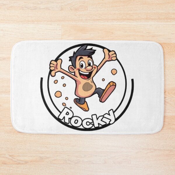 Item preview, BFDI Rocky Happy Stone Mascot Cute Cartoon Character Graphic designed and sold by MystiColo.