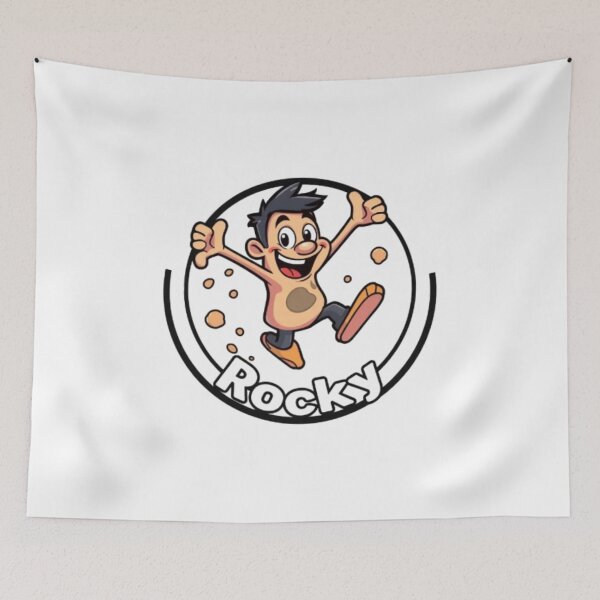 Item preview, BFDI Rocky Happy Stone Mascot Cute Cartoon Character Graphic designed and sold by MystiColo.