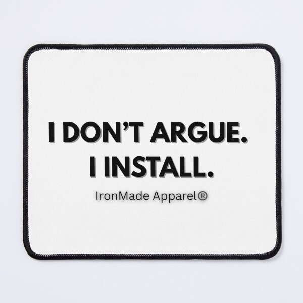 Item preview, I Don’t Argue I Install Electrician T-Shirt – Funny Electrician Humor Tee for Linemen, Electrical Workers & Tradesmen designed and sold by IronMade Apparel.