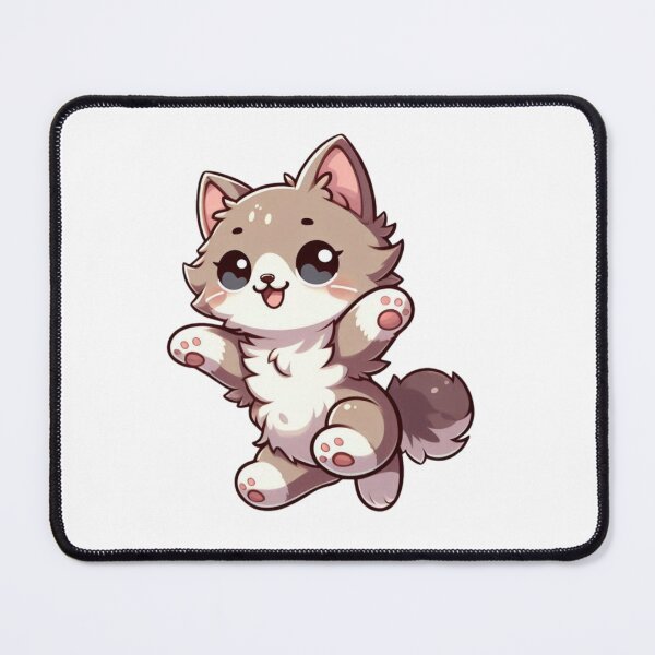 Item preview, Cute Kawaii Jumping Kitten cartoon designed and sold by carestazafeli.