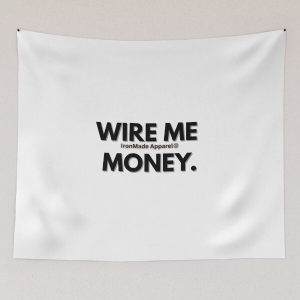 Item preview, Wire Me Money Electrician Shirt – Funny Electrician Humor Tee for Linemen, Electrical Workers & Skilled Trades designed and sold by IronMade Apparel.