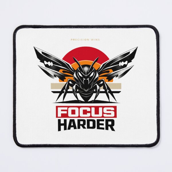Item preview, Phantom Hornet Focus Harder Tactical Tattoo Art - Cyberpunk Precision Wins Motivational Hornet Razor Blade Wings Graphic for Gamers, Gym, and Productivity Seekers designed and sold by Vivaan Studio.