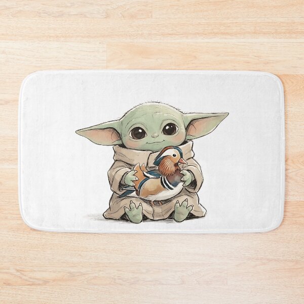Item preview, BABY YODA WITH MANDARIN DUCK designed and sold by LIS AND MELIVERSO.