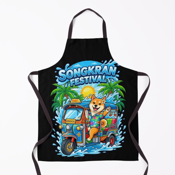 Item preview, Cool Shiba Inu Thai Floral Shirt Tuk Tuk Songkran designed and sold by Tong4130.