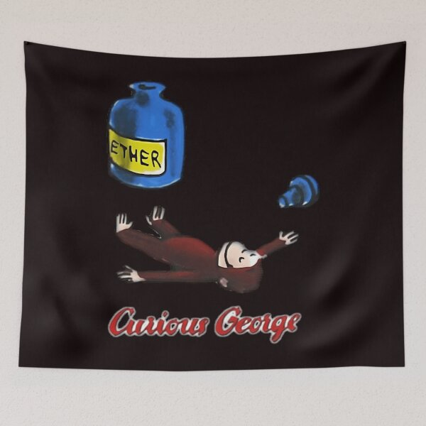 Item preview, Curious George Breathes In Ether  designed and sold by NoteworApparel.